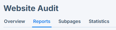 Website Audit Report